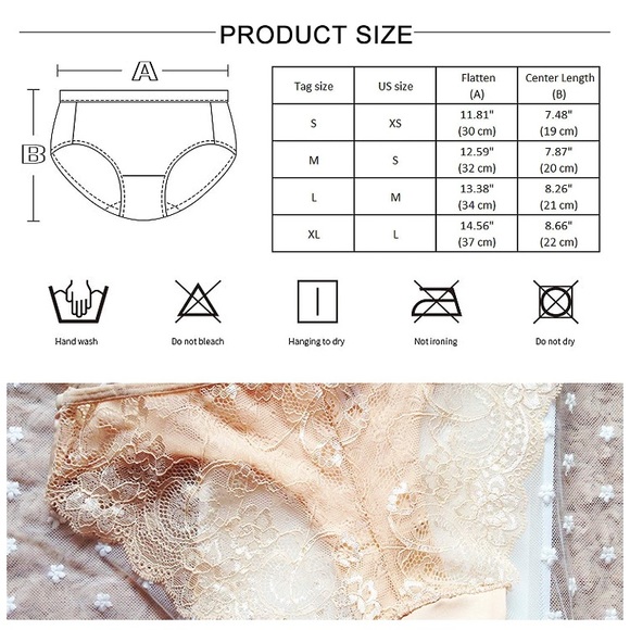 6 Pack Seamless Bikini Lace Back Underwear’s - Picture 8 of 8